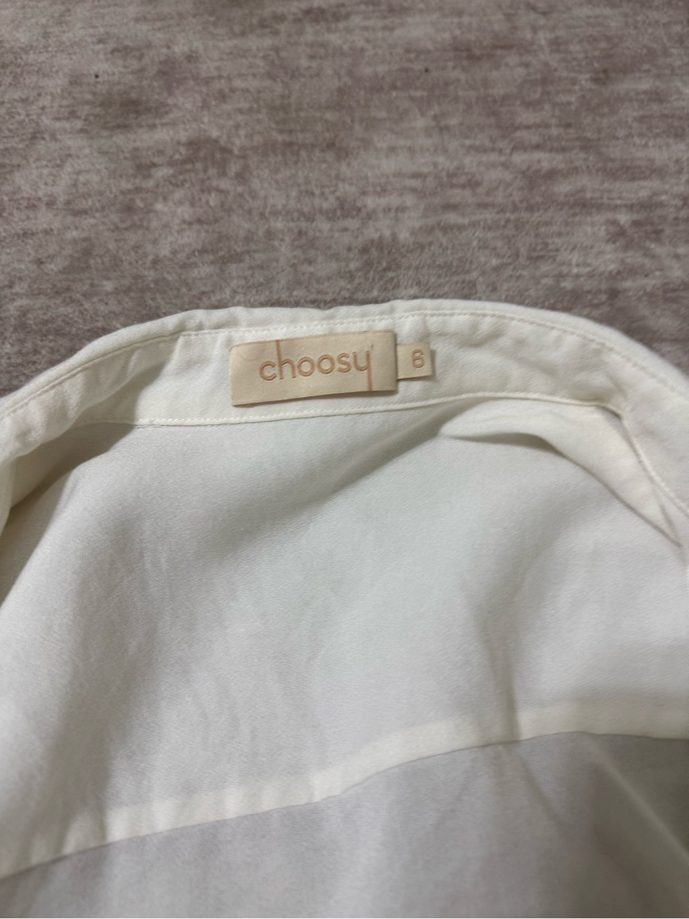 Choosy white long sleeve mini dress size 8 - Picture 3 of 3